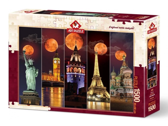 Rotes Mond Puzzle 1500 Teile