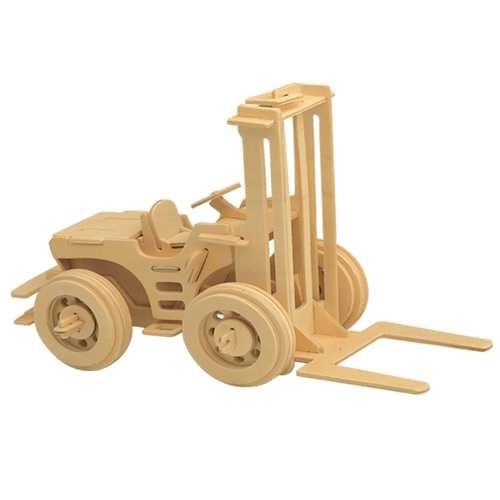 Holz 3D Puzzle Gabelstapler