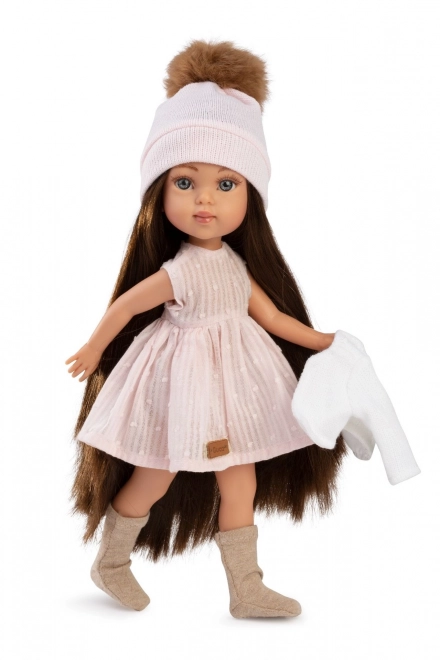 Realistische Puppe Penelope mit Ganzkörper Vinyl 34 cm