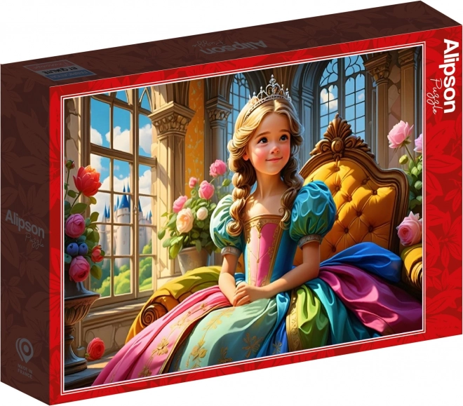 Prinzessin auf dem Thron Puzzle 500 Teile