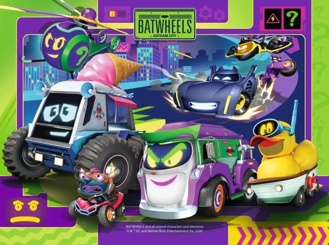 Puzzle Batwheels von Ravensburger, 4-in-1