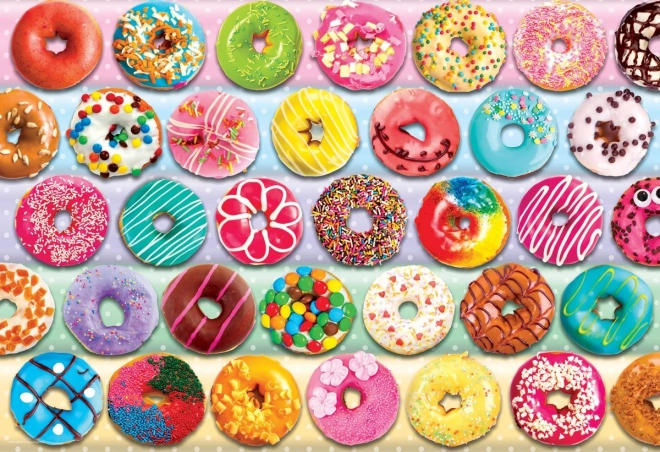 Puzzle mit Thermobox Donuts 100 Teile