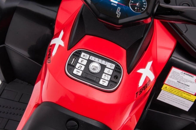 Elektrische Kinder-Quad Red Race 24V