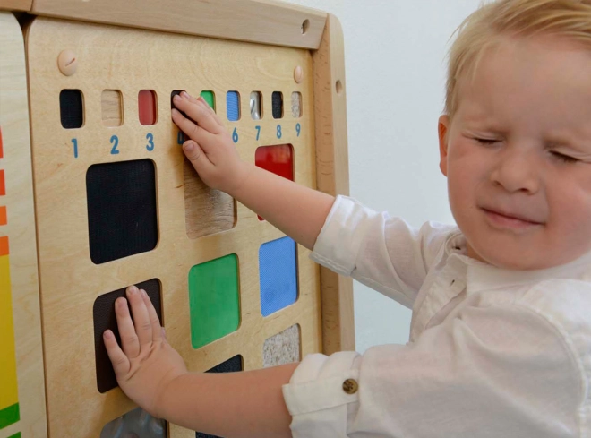 Masterkidz Sensorik-Brett Materialstrukturen