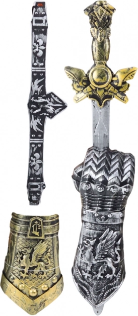 Set des Kinder-Ritters Gladiator mit Schwert, Schutz und Gürtel