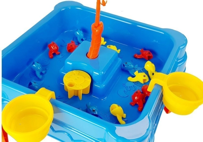 Fange und zähle bunte Fischchen