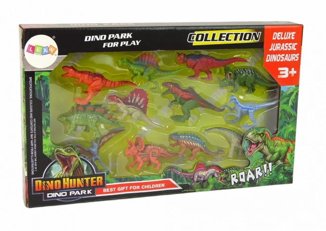 Farbiges Dinosaurier Figuren Set 12-teilig