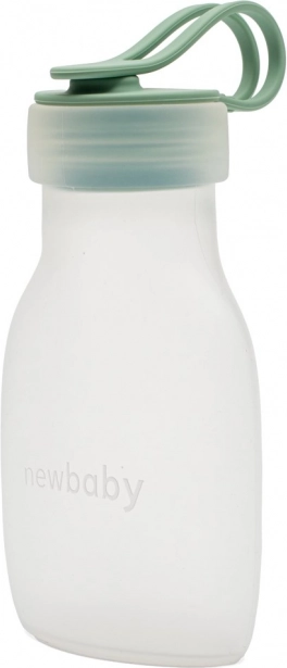 Silikon-Milchflasche New Baby grün
