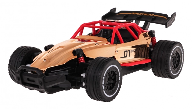 Metall-Rennwagen RC in Gold