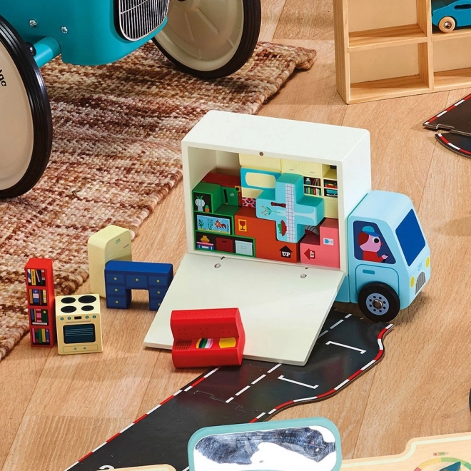Vilac Holz-Logikspiel Lade es richtig
