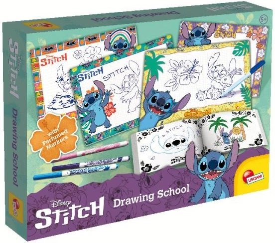 Zeichenschule mit der Figur Stitch