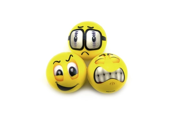 Fröhliche Emoji-Gesichter, die Spaß machen