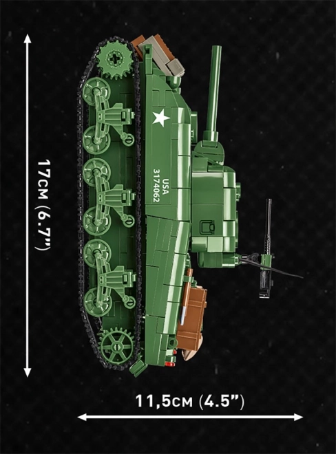 Sherman M4A1 Klappbarer Panzermodell