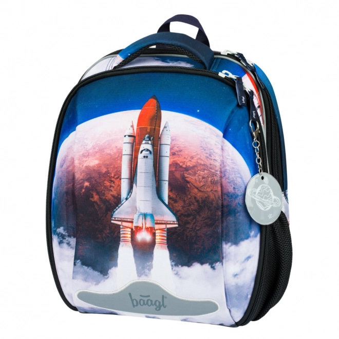 Baagl Schulset Shelly Space Shuttle: Rucksack, Federmäppchen, Turnbeutel