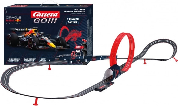 Carrera GO Autorennbahn Challenger F1 mit Red Bull Wagen