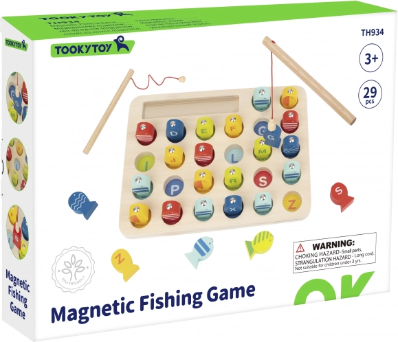 Holzangelspiel Buchstaben Lernen Tooky Toy