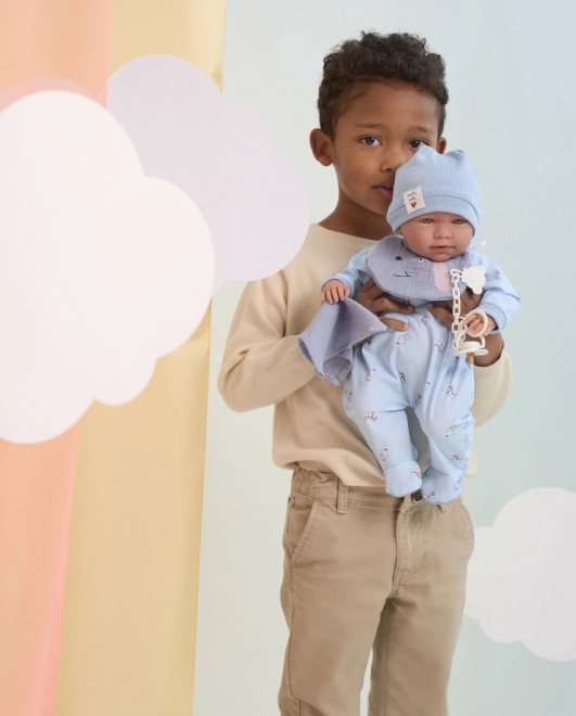 Kleidung für Babypuppe New Born Größe 40–42 cm mit Zubehör