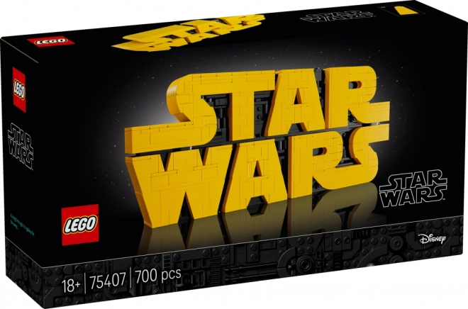 Lego Star Wars Logo aus Steinen
