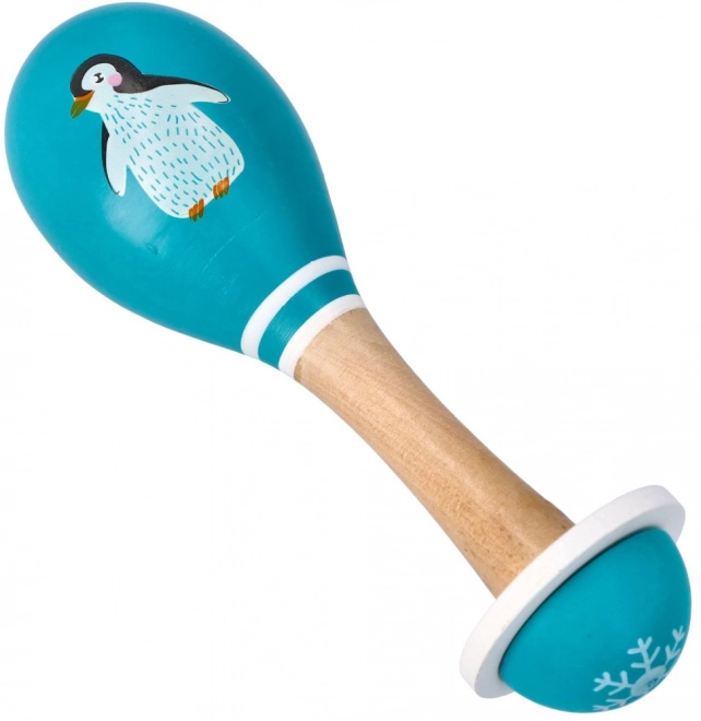 Maracas mit Pinguin