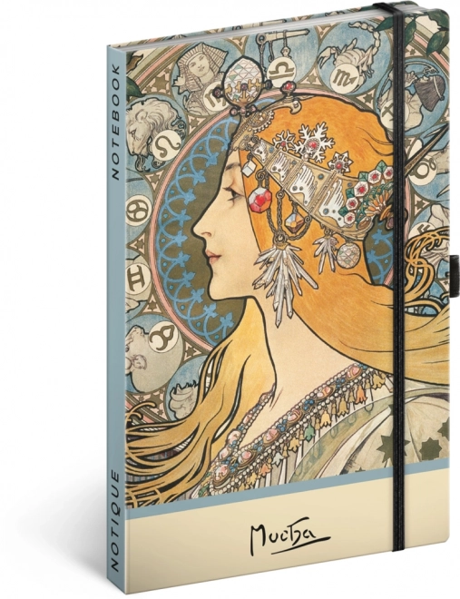 Notizbuch Alfons Mucha - Zodiak