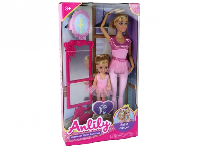 Anlily Ballett Mama und Tochter Puppen Set