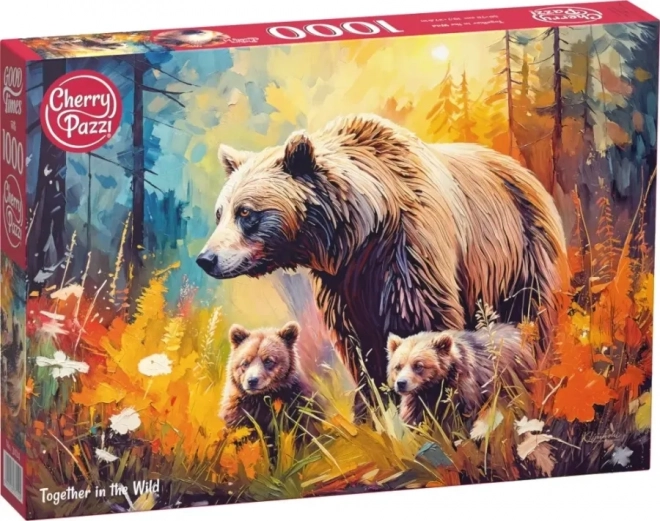 Puzzle Gemeinsam in der Wildnis 1000 Teile