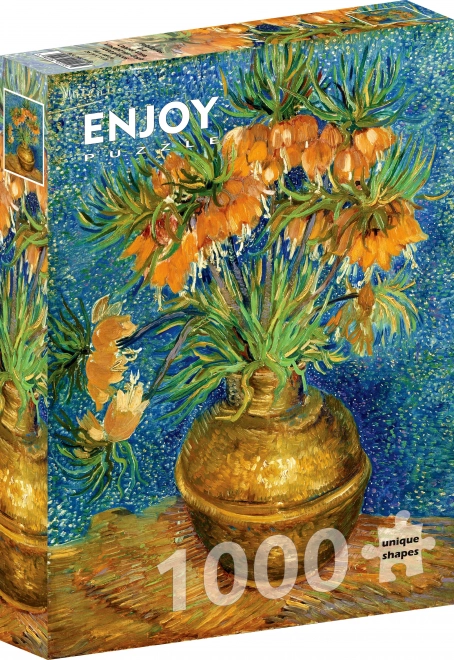 Genießen Puzzle Vincent van Gogh: Rote Fritillarien in Kupfervase 1000 Teile