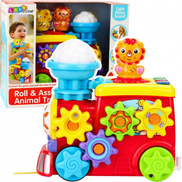 Interaktive bunte Musiklokomotive für Kinder