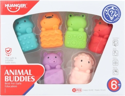 Wassertierchen – Set aus Gummibadspielzeug (6 Stk.)