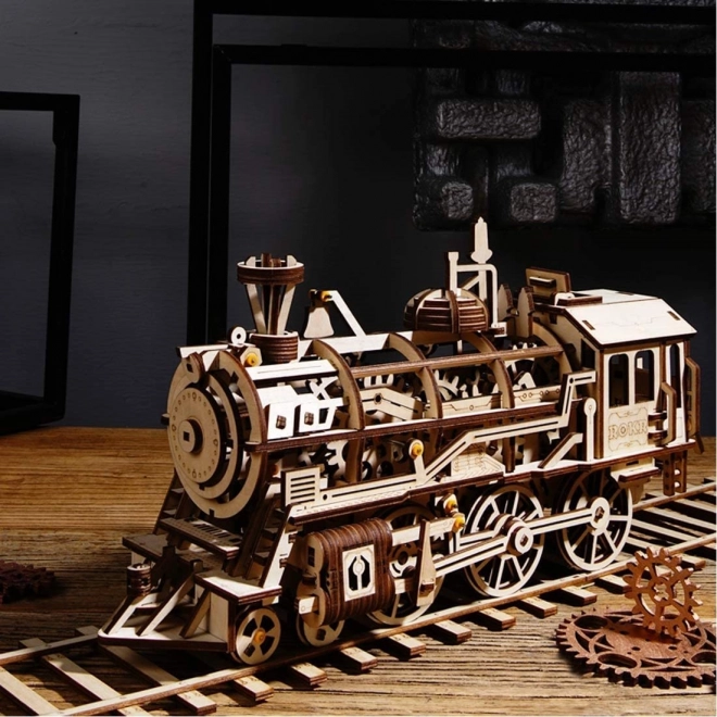 Rokr 3D Holzpuzzle Lokomotive