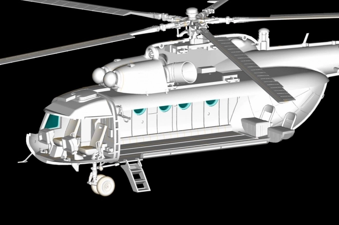 Plastikmodell Hubschrauber Mi-8T Hip-C