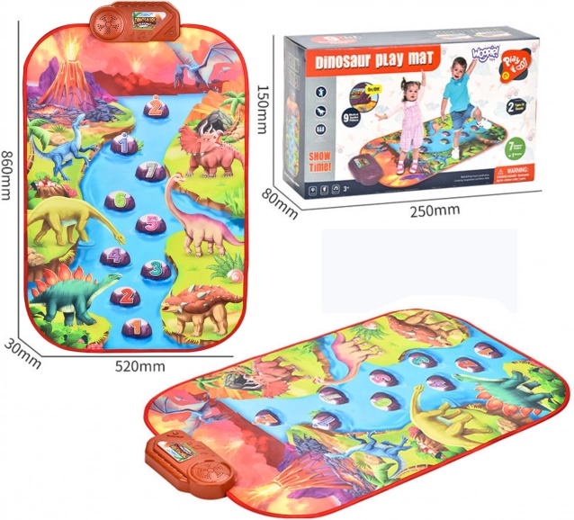 Große interaktive Musikmatte Dino für Kinder von Woopie