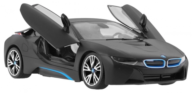 BMW i8 schwarzes RASTAR 1:14 Auto mit Fernsteuerung + 2,4 GHz Fernsteuerung