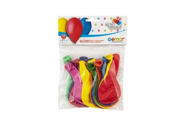 Bunte Luftballons 10 cm 15er Pack