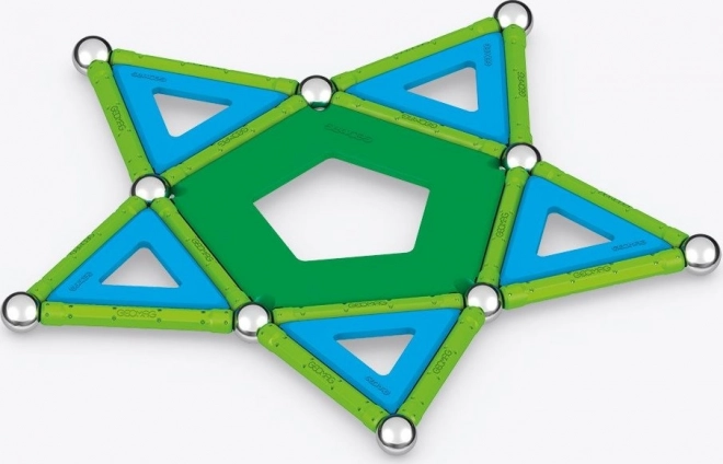 Klassische Konstruktionsmagnete Recycelt 52-teilig Geomag