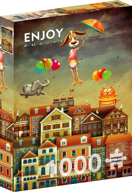 Enjoy Puzzle Über die Stadt 1000 Teile