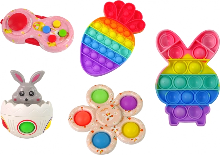 Lustige POP IT Formen mit Ostermotiv