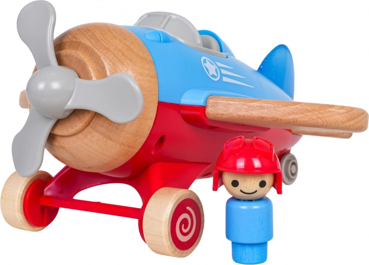 Robuste Kombination aus Holz und Kunststoff