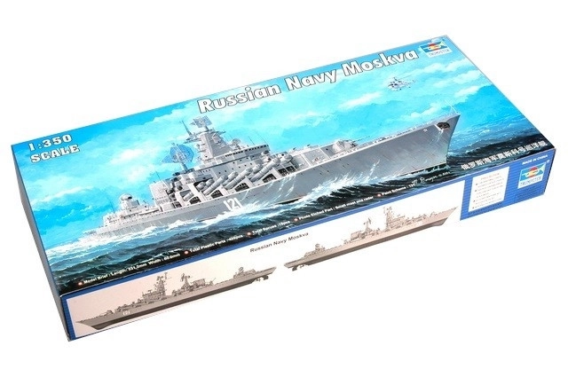 Russische Kriegsflotte Modell Moskva 1/350