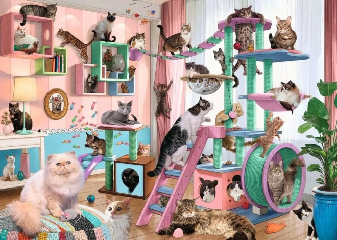 Puzzle Katzenhimmel 1000 Teile