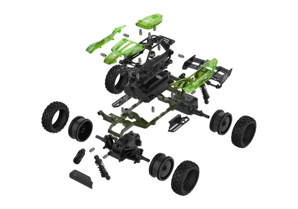 RC Buggy Bausatz 22 cm Grün