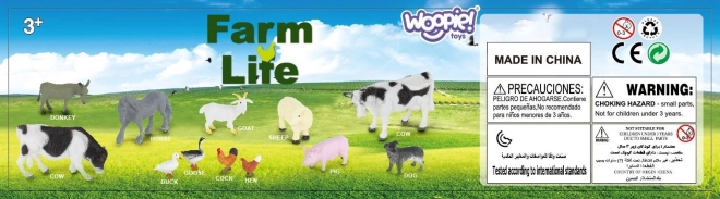 Woopie Tierfiguren Bauernhof Set 34-teilig
