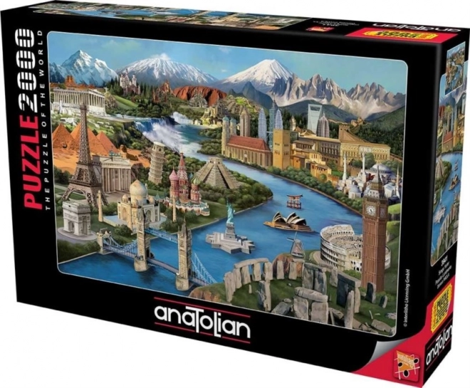 Puzzle Weltwunder 2000 Teile