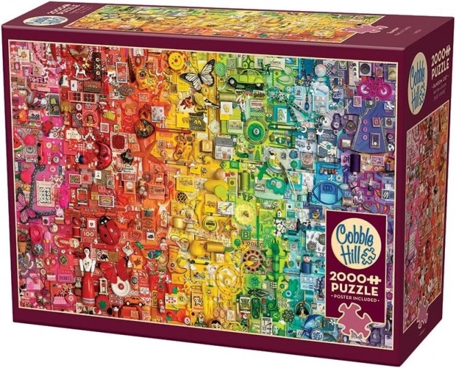 Puzzle Regenbogen COBBLE HILL 2000 Teile