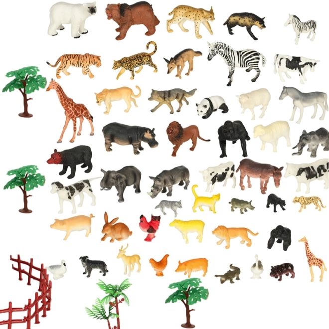 Zoo Tiere Spielfiguren-Set