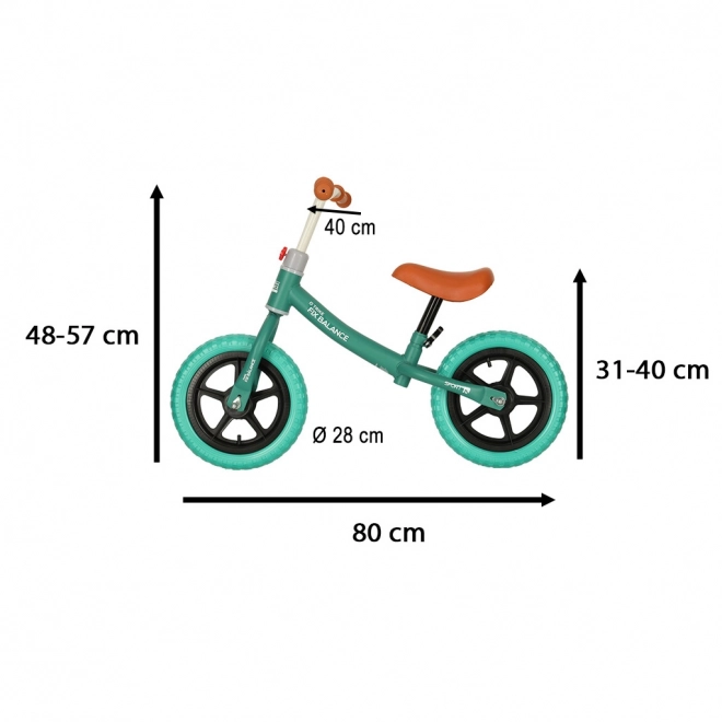 Laufrad Trike Fix Balance Grau Rosa – türkis