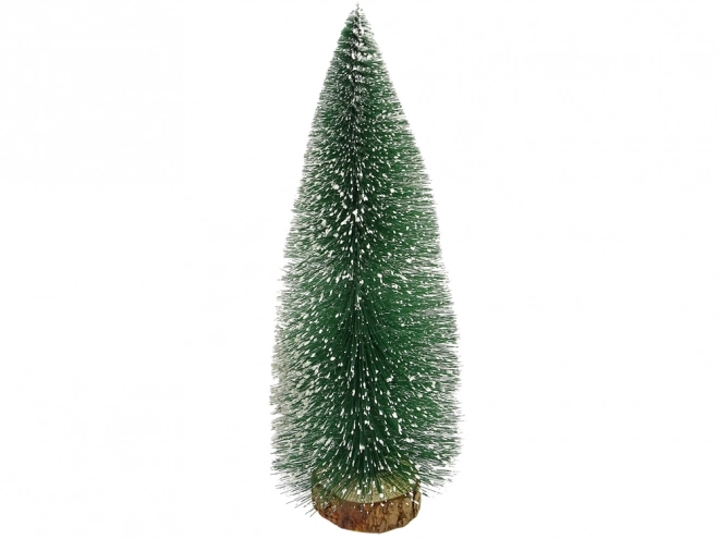 Grüner Weihnachtsbaum mit Lichtern