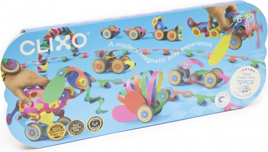 Magnetische Clixo Fahrzeugbau-Set