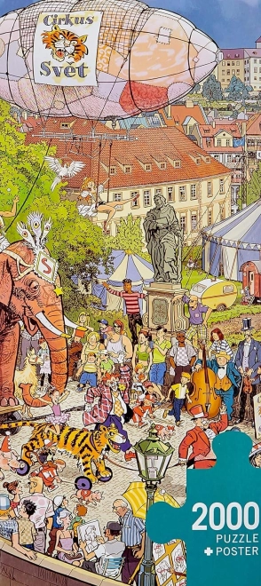 Puzzle Straßenparade 2000 Teile
