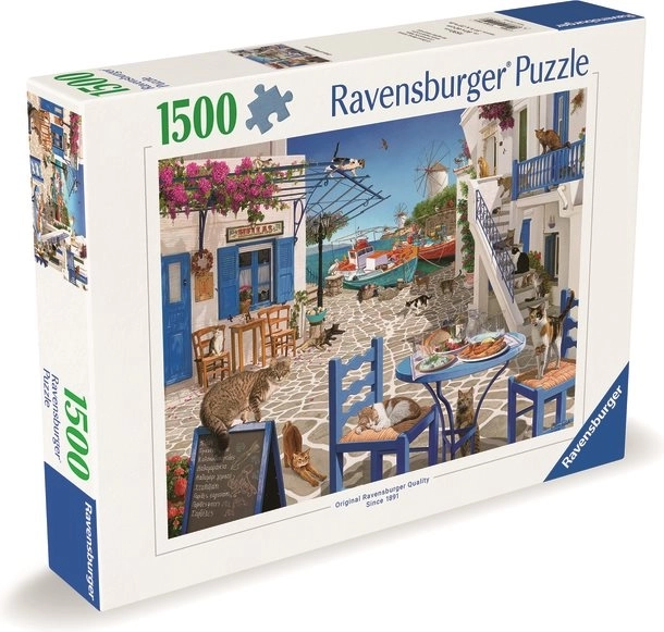 Ravensburger Puzzle Katzen auf Mykonos 1500 Teile